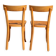 2 BAUMANN chairs No. 21 in light beech