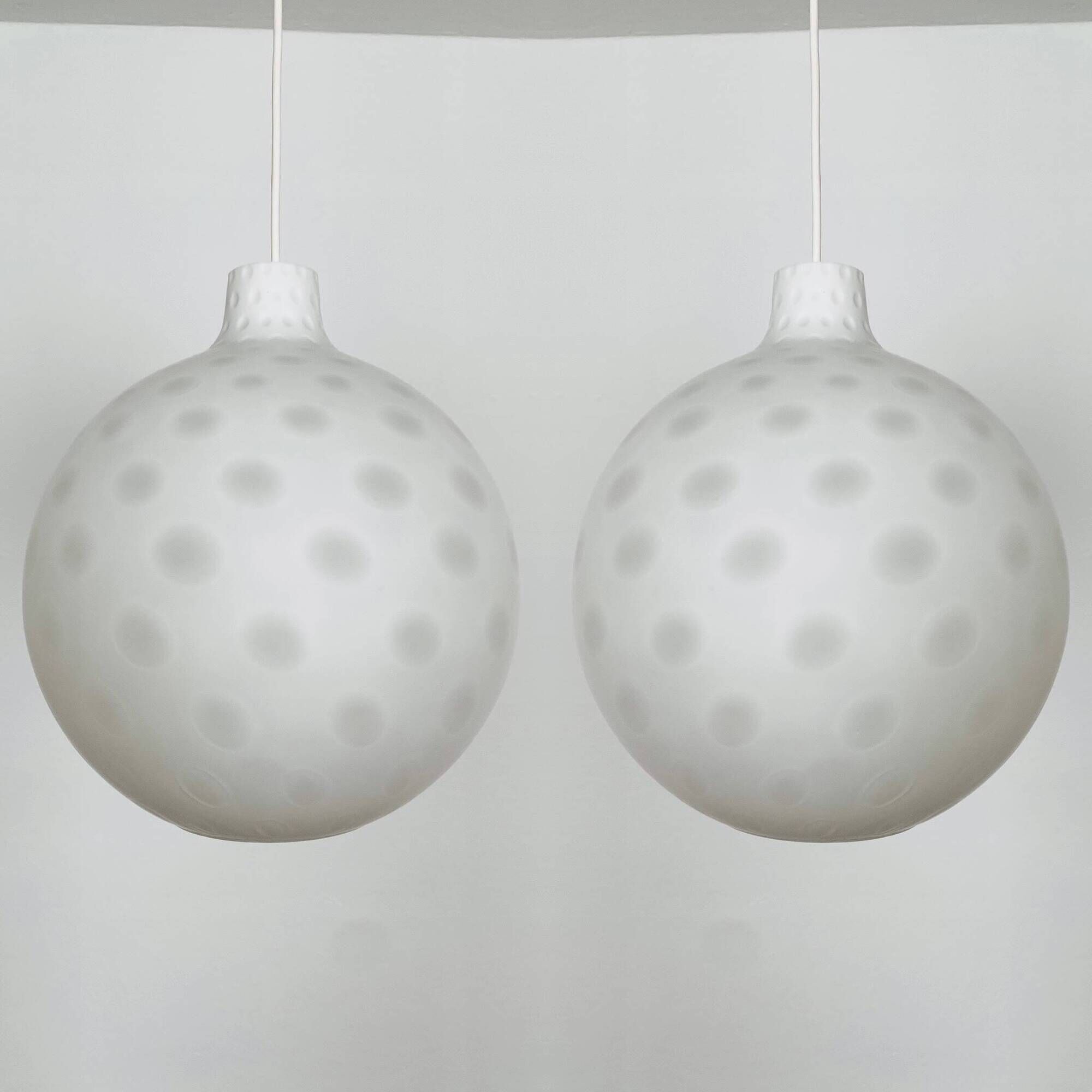Set of 2 Como Pendant Lamps by Aloys Gangkofner for Peill and Putzler