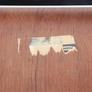 Rare Rego / Günter Renkel “Twen” teak side table / Mid-century modern design / 1950s / 1960s modernism