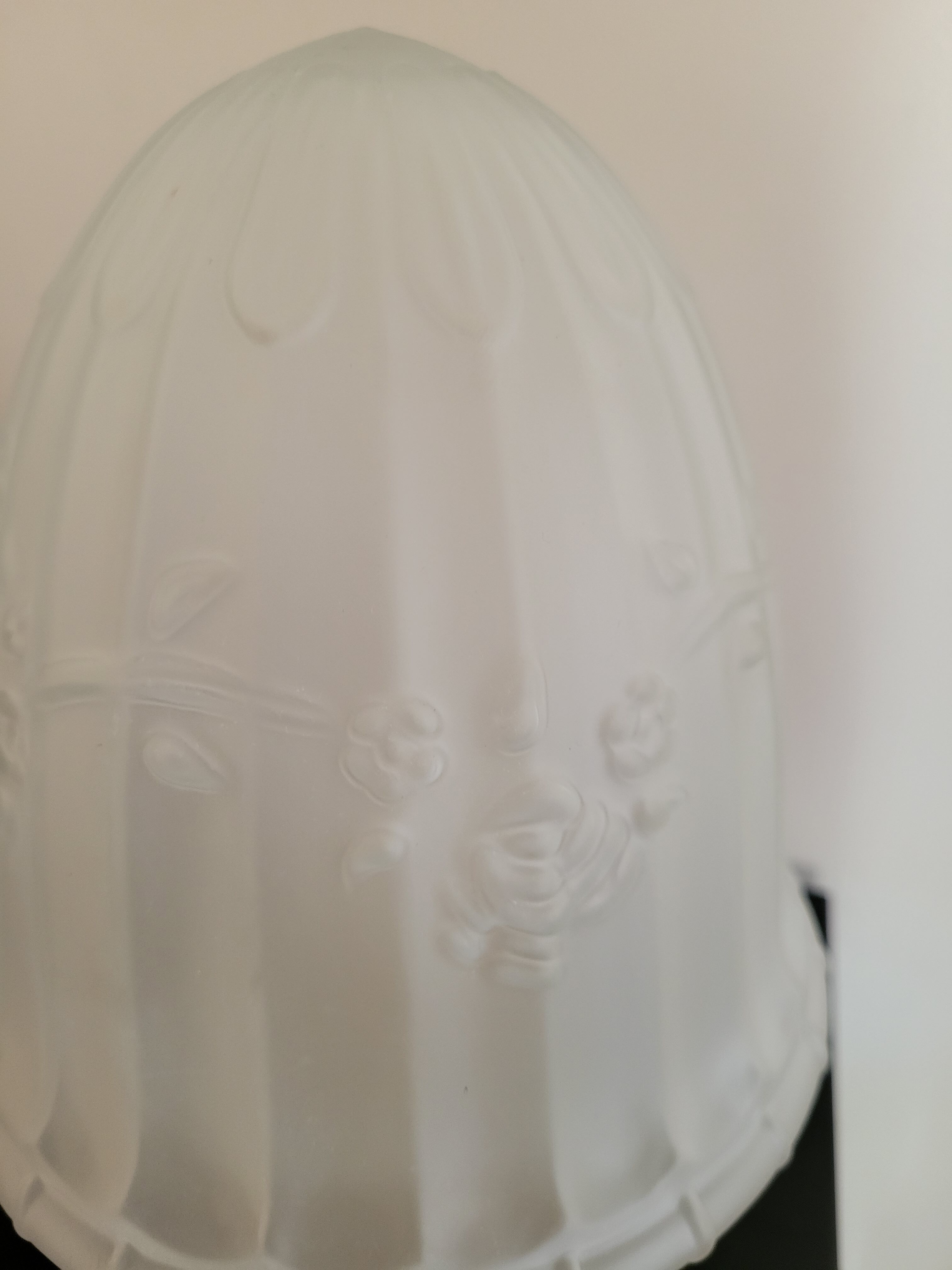 Art Deco lamp with glass globe