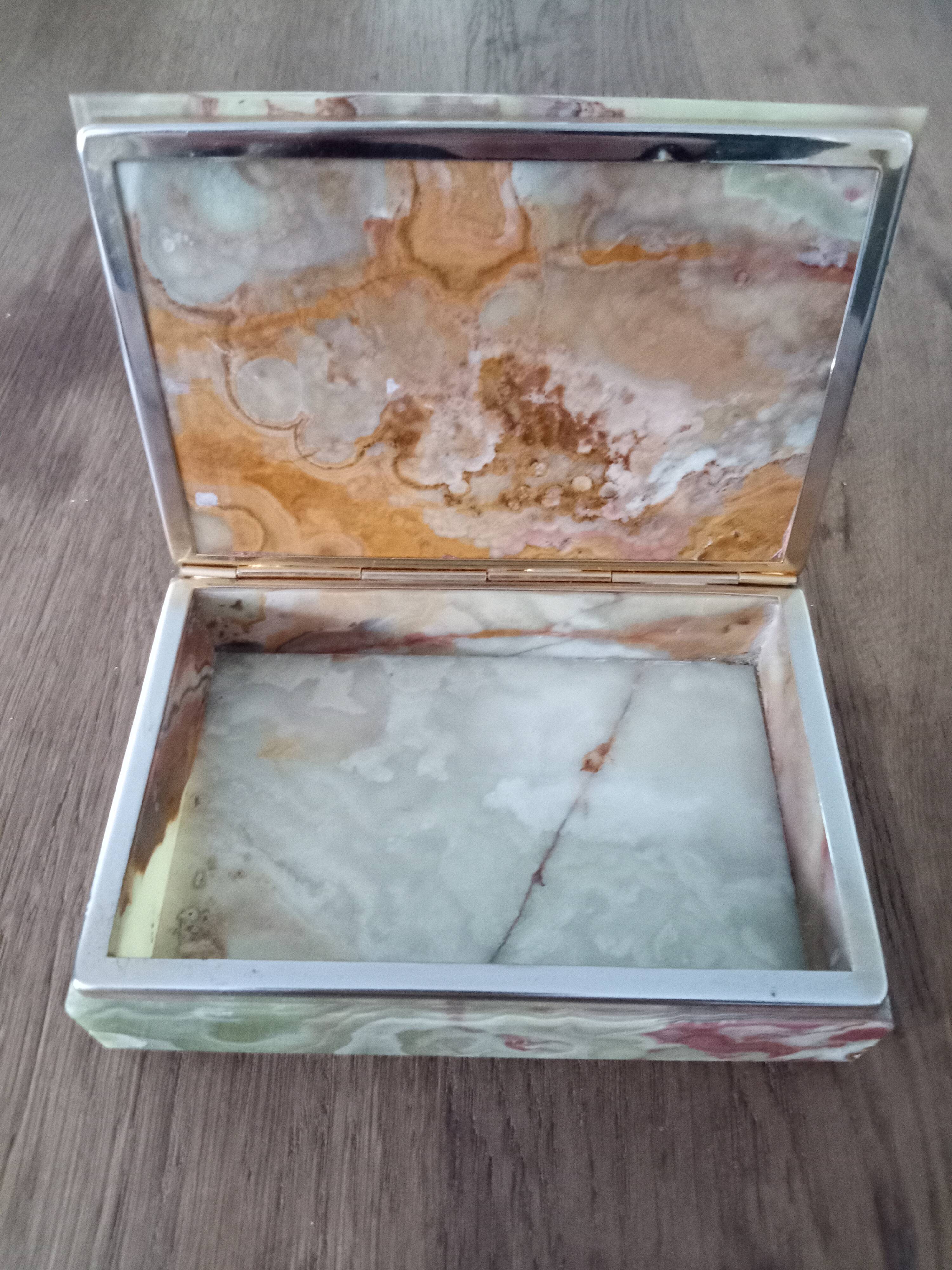 Onyx catchall from the 1960s, vintage Italy.