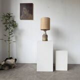 Lampe de table céramique par Marius Bessone