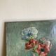 Oil on canvas anemone flowers 1920s