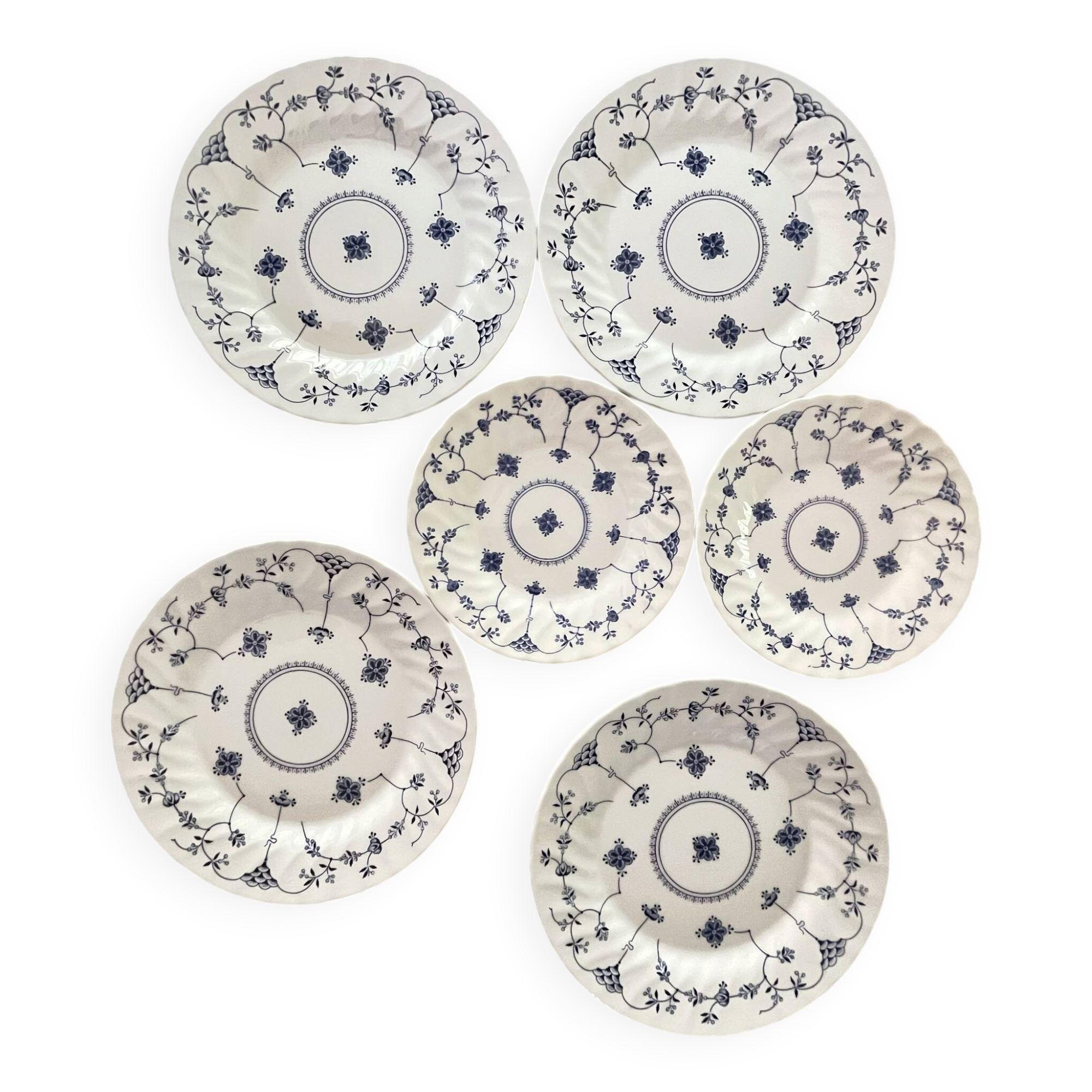Lot Assiettes anglaises Churchill du modèle Finlandia