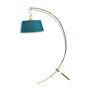 Lampadaire arc en laiton