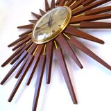 Sunburst vintage clock