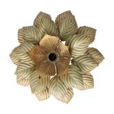 Ceiling wall lamp flower of the 70s