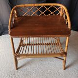 Chevet vintage en rotin