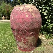 Jarre poterie en terre cuite ancienne 19ème
