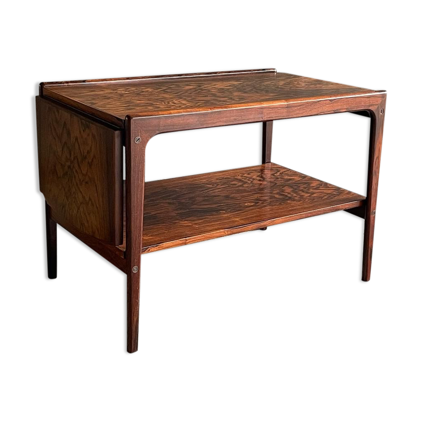 Scandinavian rosewood coffee table, 1960s
