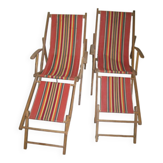 Pair of deckchairs from the 60s