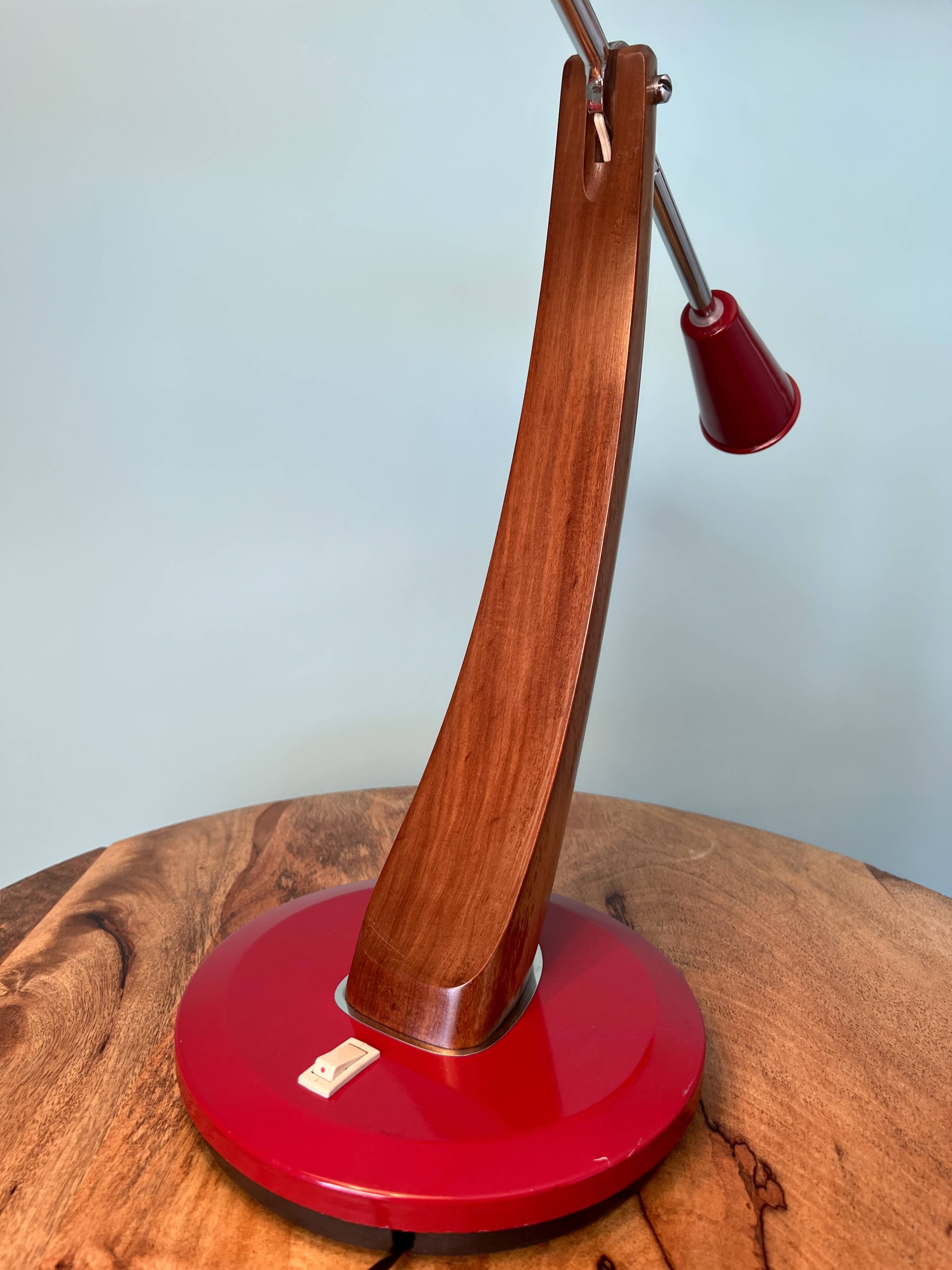 Desk lamp, FASE lamp President Pendulo model for office or apartment decoration, midcentury decor