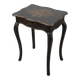 19th Century Black Wooden Side Table with Drawer, France
