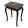 19th Century Black Wooden Side Table with Drawer, France
