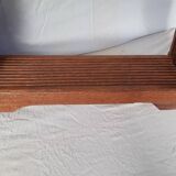 3-tier wood and rope boat shelf