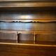 Rustic two-body oak sideboard from the 1960s.