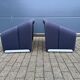 2x Artifort Groovy F598 by Pierre Paulin, Dark Blue, original