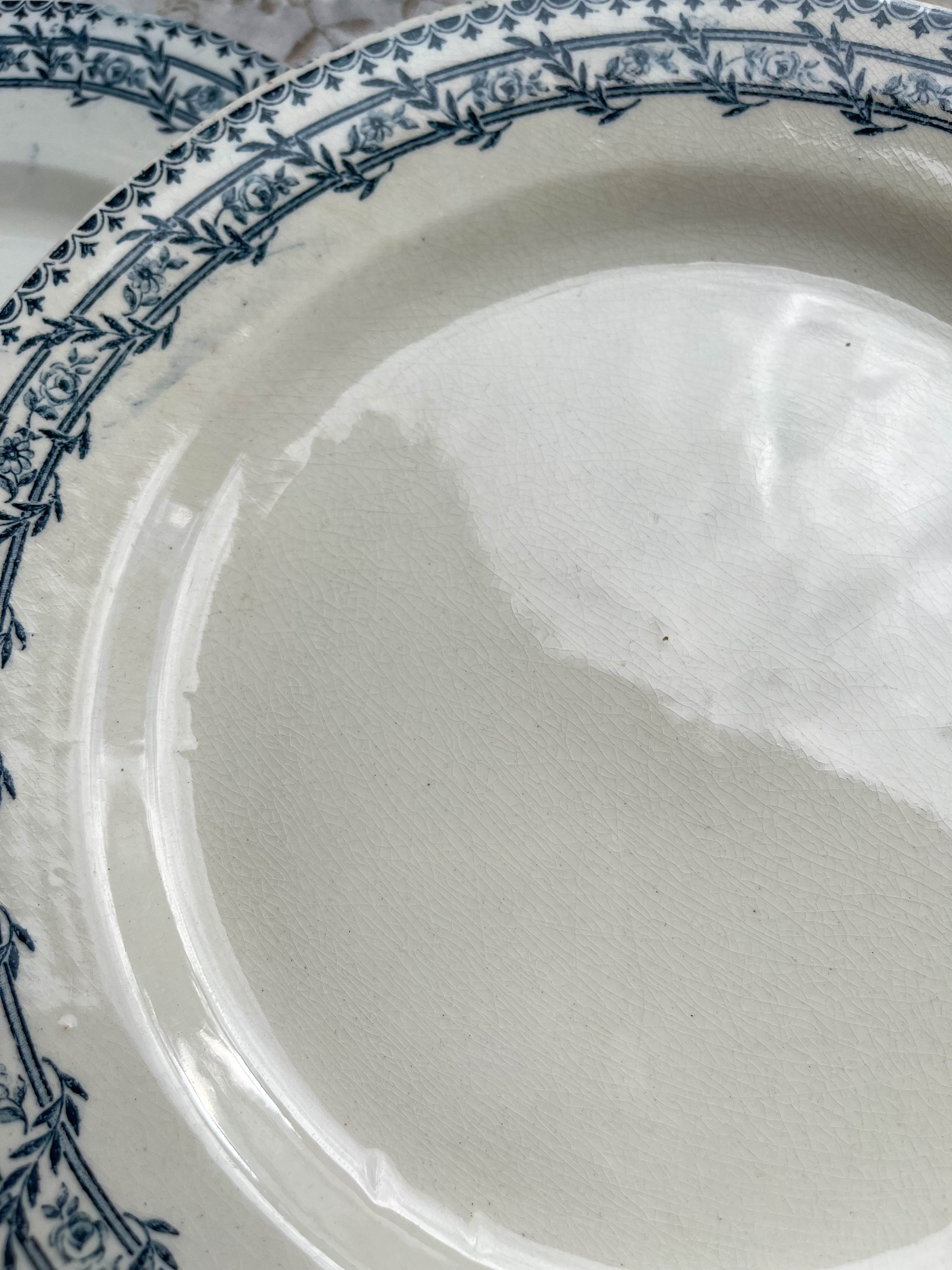 6 flat plates iron earth salins