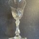 6 Saint Louis wine glasses cut Lozère service stamped