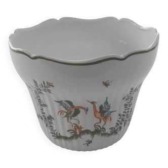 Lallier earthenware planter in Moustiers
