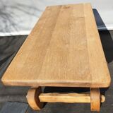 Medieval solid oak coffee table