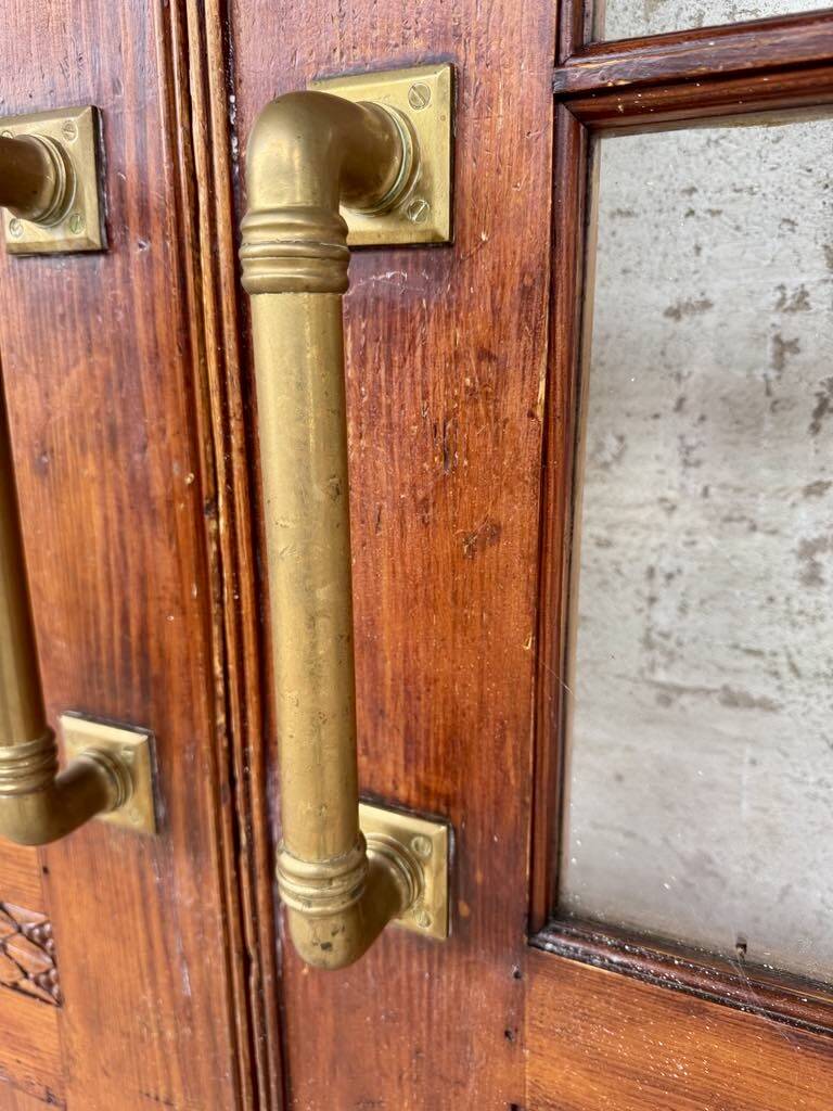 Pair of Art Deco bistro swing doors