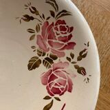Two hollow dishes in glazed ceramic old model flora KG France luneville