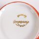 Longchamp red polka dot bowl