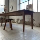 XL farmhouse table in beech and pine 3m