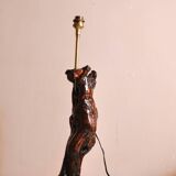 Vine wood lamp base