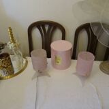 Duo of lamps in plexiglas 50/60