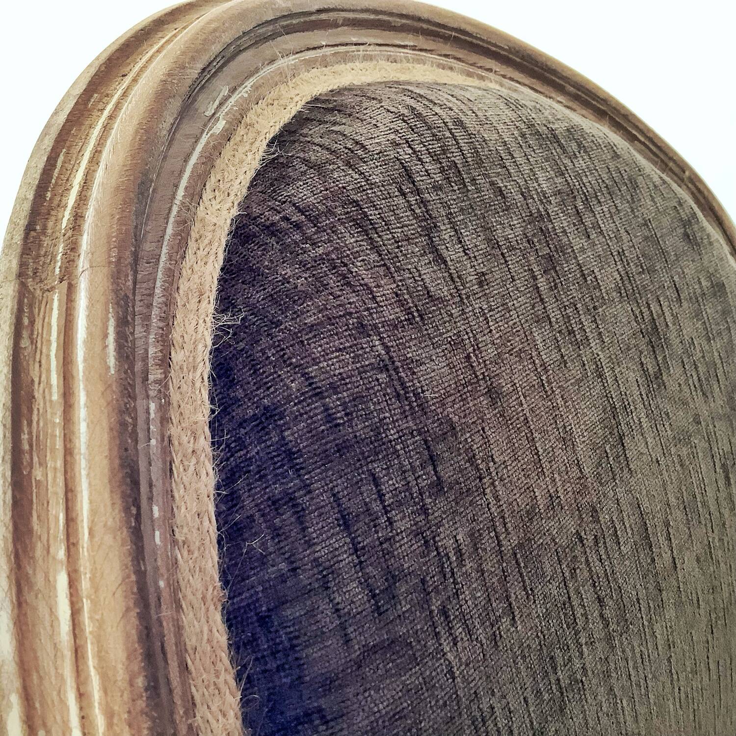 Louis XVI armchair with medallion back