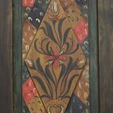 Painted Folk Art Bridal Cupboard