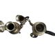 Set of three silver-plated tripod jugs, Empire, late 19th century