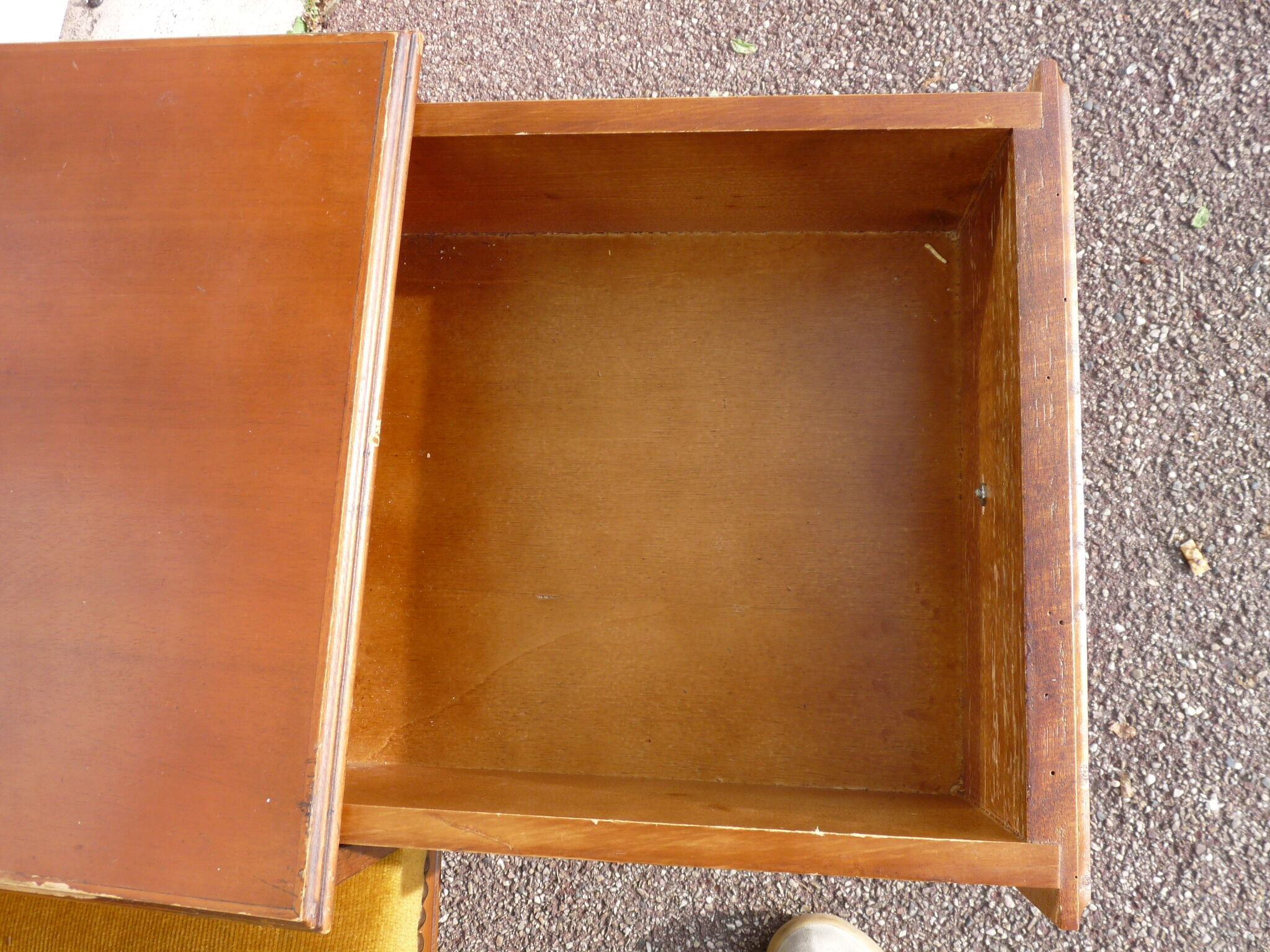 Old furniture phone with seating