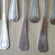 Box of 12 forks of table metal silver Alfénide Model Tosca