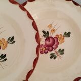Longchamp Earthenware Dinner Plates Agen Model Vintage