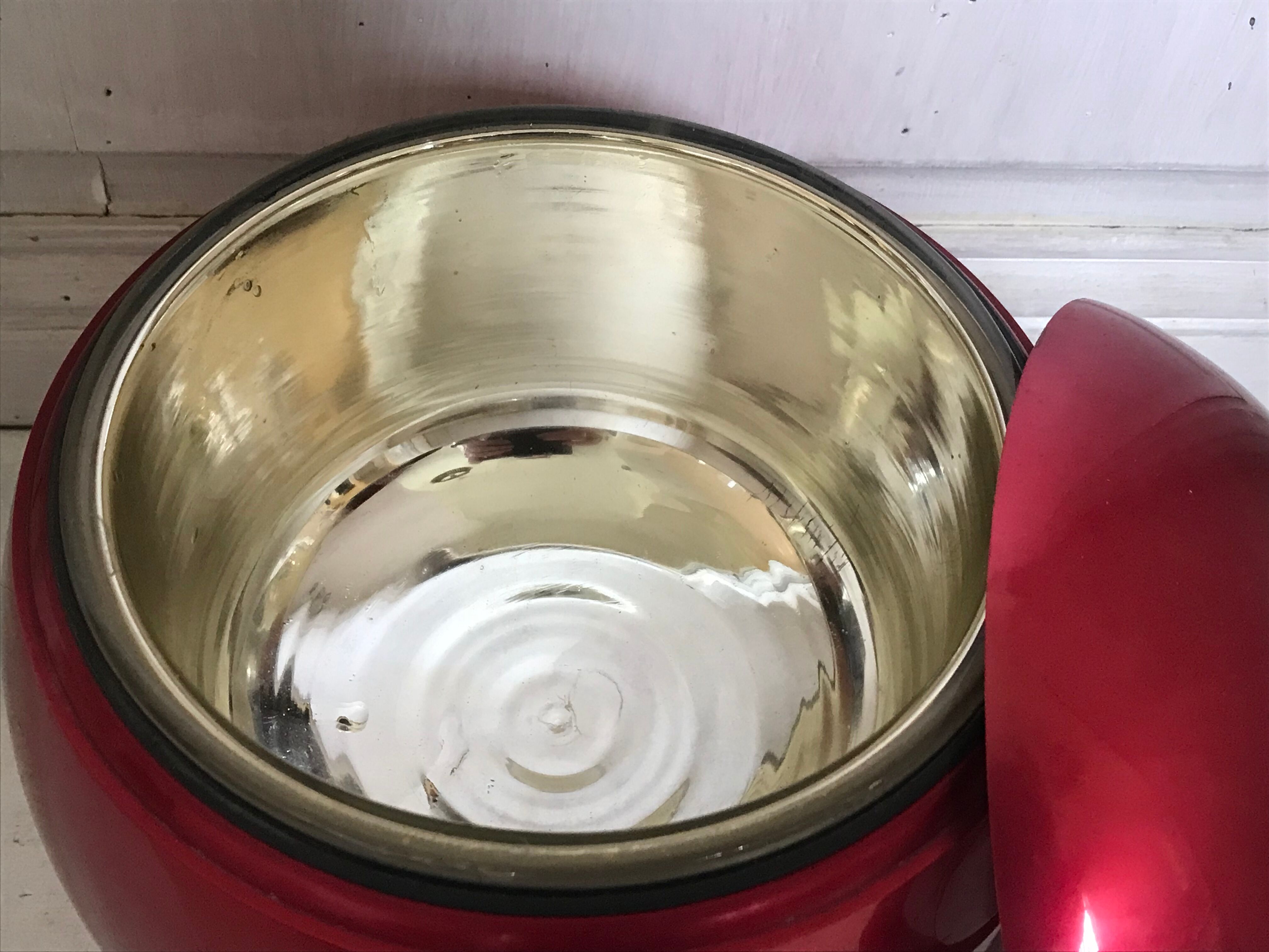Vintage apple ice bucket
