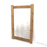Scandinavian oak mirror 112x48cm, Nybrofabriken, Sweden, 1960