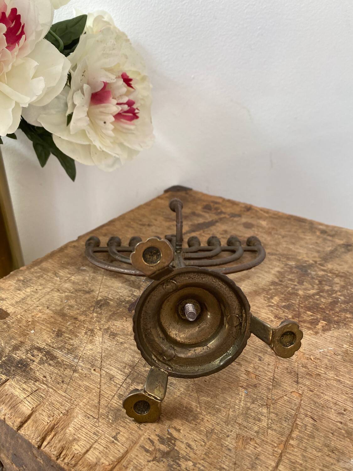 Five Branch Menorah Candle Holder