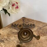 Five Branch Menorah Candle Holder