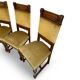 four Victorian dining chairs