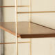 Etagère modulables string dorée