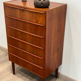 Scandinavian teak chest of drawers, Danish design from the 1950s/60s