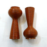 Pair of West Germany matte vases