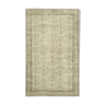 Hand-knotted decorative turkish beige rug 196 cm x 311 cm