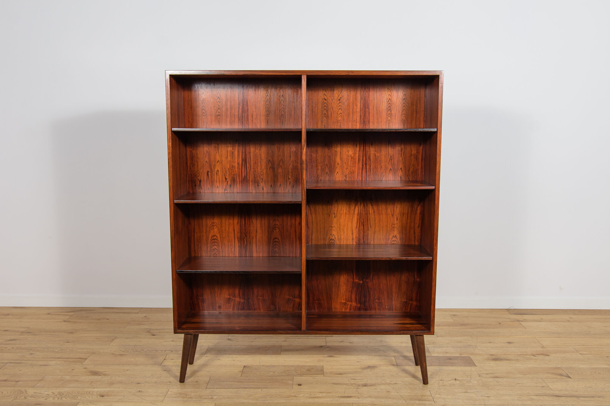 Mid-Century Model 6 Rosewood Bookcase by Omann Jun, Denmark, 1960s