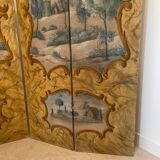 Paravent style Louis XV - peint à la main