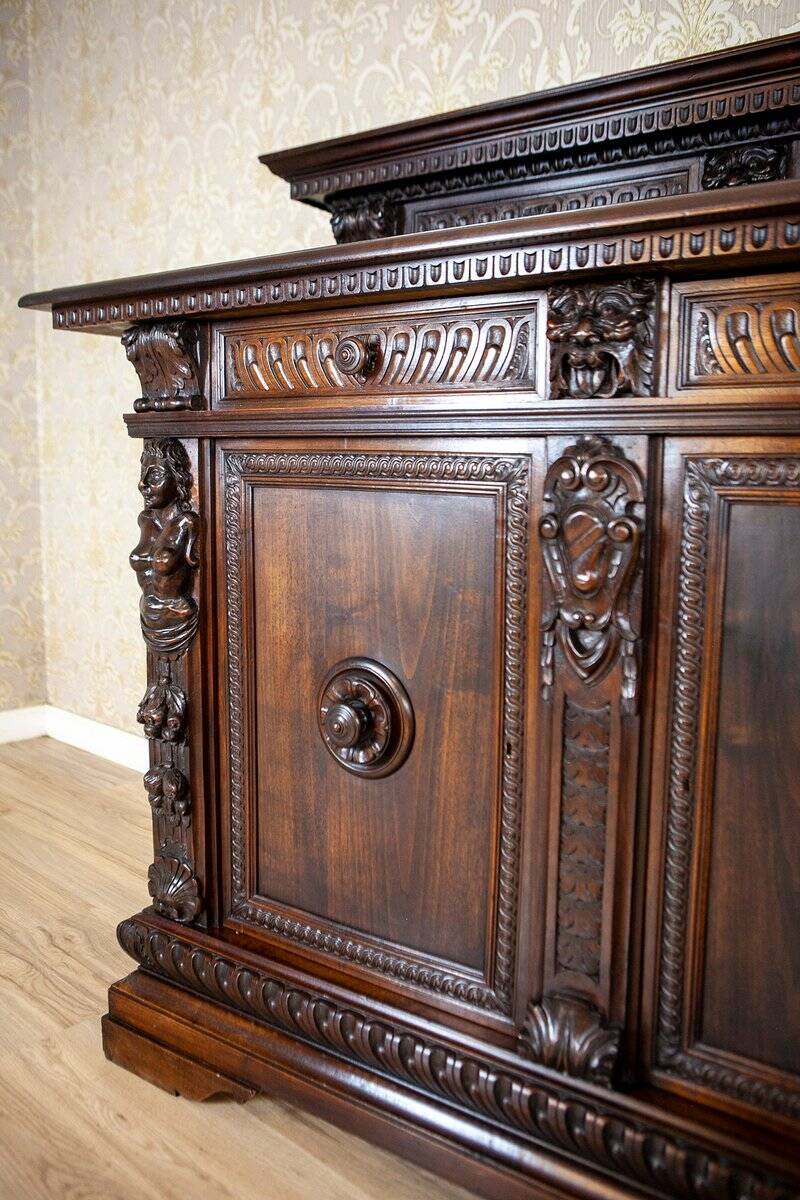 Renaissance Revival Sideboard in Oak