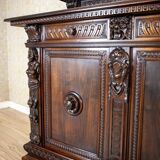 Renaissance Revival Sideboard in Oak